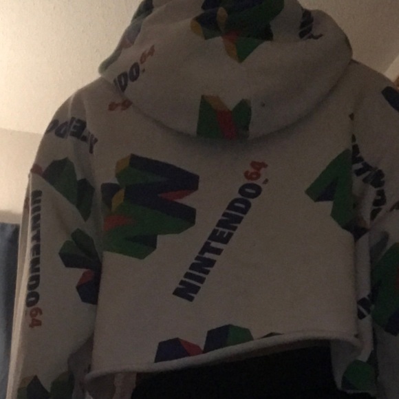 Nintendo 64 retro crop hoodie - Picture 5 of 6